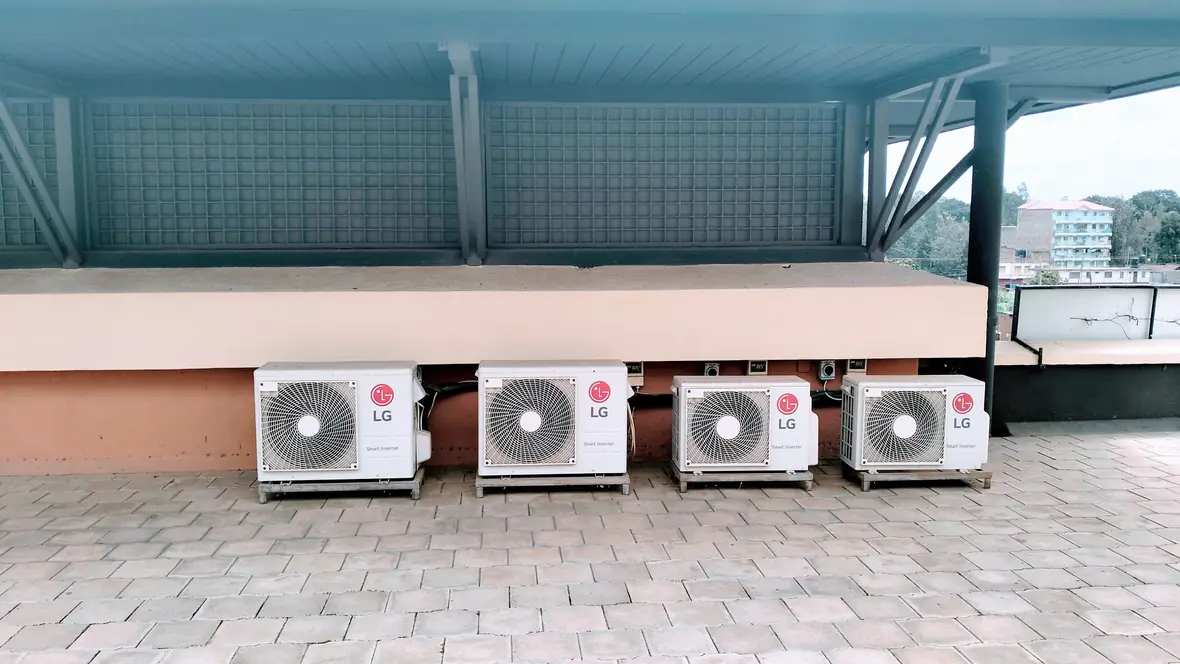 Outdoor Condenser Bank - HVAC Systems