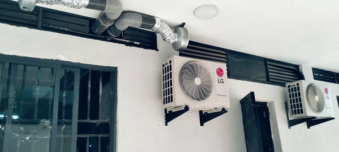 Wall Unit and Outdoor Condenser - Air Conditioning