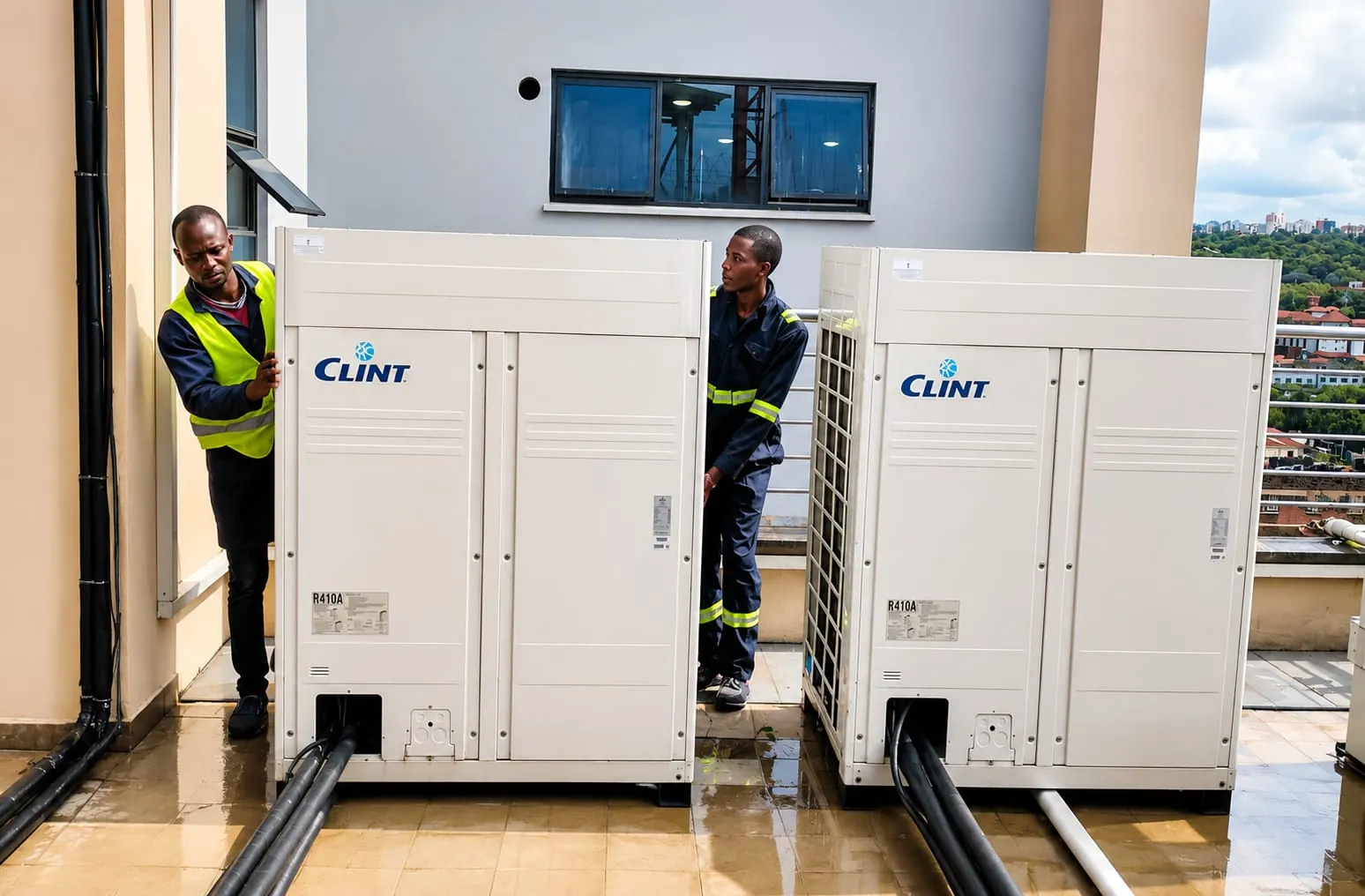 PrideInn VRF Installation Team - VRF Field Work